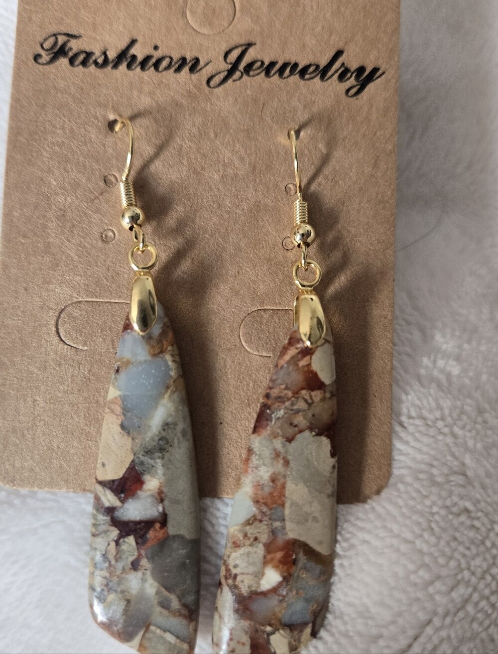 Plumiss Multicolor Natural Stone Earrings